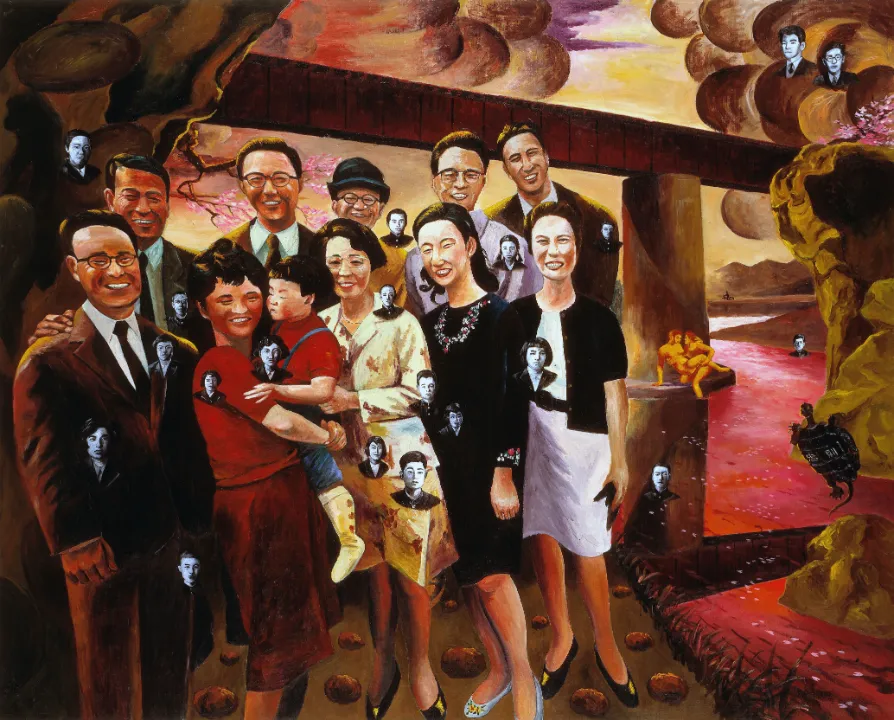 横尾忠則《記憶の鎮魂歌》1994年 横尾忠則現代美術館蔵