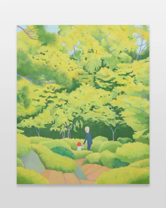 Guide, 2023, oil, acrylic on canvas, 194.5 x 162.0 cm ©Hideaki Kawashima