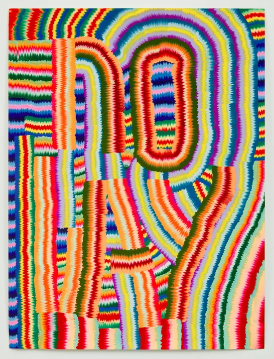 グレン・ボールドリッジ｜Glen Baldridge, No Way, 2021年, Gouache on paper, 60.96 x 46.04 cm